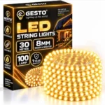 Gesto 30 Meter LED String Lights – Warm White 8mm Big Led Fairy Lights for Decoration | 360° Glow Waterproof Copper Wire Lights for Home Decor Balcony Outdoor Christmas & Diwali Decoration- Pack of 1