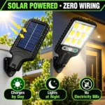 GK ELITE Solar LED Street Light 10000LM IP65 Waterproof Night Illumination