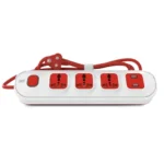 GM 3251 4 Way Extension Board with 2 USB Port | Safety Shutter |for Power Requirements Up to 1440W |1.5 Mtr ISI Certified Copper Wire| LED Indicator | Rating -6A, 240V | Home & Office Use, 10 Volts