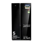 Godrej 540 L 3 Star 5 Years Comprehensive Warranty 4 Intelligent Modes|Toughened Glass Door|Frost Free SBS Inverter Refrigerator(2026 Model, RS EONVELVET 580C RID OP BK, Opera Black, 52141501SD03653)