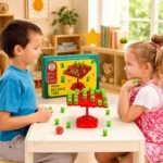 Graphene Multiplayer Frog Balance Games for Kids Board Games Family 50 + 10 Extra Frog Fun Topple Tree Indoor Educational Playtime Counting, Logic & Brain Skills 2-4 Players Game (5 + Years)