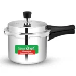 GREENCHEF Marco Aluminium Pressure Cooker Outer Lid 3 Litre capacity, ISI Certified, Silver Colour
