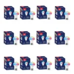 Havells Glamax 12W B22 WiFi LED Smart Bulb with Music Sync Function, Compatible with Amazon Alexa and Google Assistant (16M Colours) (Pack of 12)
