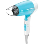 Havells HD3151 1200 W Foldable Hair Dryer 3 Heat (Hot/Cool /Warm) Settings Including Cool Shot Button; Heat Balance Technology, Turquoise