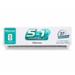 Hisense 1.5 Ton 3 star Inverter Split AC (Copper, 5-in-1 Convertible with Intelligent 4 modes, PM 2.5 filter, Anti corrosion, AS-18TR4R3E2, White ）