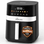 INALSA Air Fryer, 5.5L, 1400W, AirCrisp Tech, Non-Toxic, TastyFry D5.5