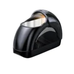 KIMU Car Ashtray, Portable Automotive Cigarette Holder, Black Premium Plastic, Dome-Shaped Design with Smoke Control Lid, 11cm x 7cm, Dashboard Mountable