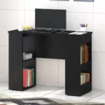 Klaxon Provintia Engineered Wood Study, Laptop, Computer Table Desk for Home and Office (Black)