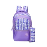Lavie Sport Whisker Backpack | 22 Liters | Rain Cover | Gift for Biys & Girls