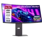 LG 34G600A Smartchoice 86.36cm(34 Inch) Ultragear Curved (1800R) WQHD (3440×1440) Gaming Monitor, 160Hz, 1ms, Speakers, Anti-Glare, AMD FreeSync Premium, DP, HDMI, Tilt/Height/Swivel Adjustment(Black)