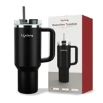 Lifelong Double-Walled Vacuum Insulated Tumbler with Unbreakable Tritan Lid 1200ml | Keeps Drinks Hot for 5 Hours & Cold for 9 Hours | Recycled Stainless Steel, Leakproof Lid & Comfort-Grip Handle