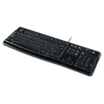 Logitech K120 Wired Keyboard for Windows, USB Plug-and-Play, Full-Size, Spill-Resistant, Curved Space Bar, Compatible with PC, Laptop