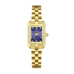 London Fog Gresham Collection Watch for Women with Rectangular Dial, Crystal Hour Markers, Quartz Movement, Stainless Steel Strap and Water Resistant – LFW20002