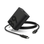 MAK 68W Turbo Fast Charging Adapter with 1m USB Type C to Type C Cable, Compatible for Moto Edge 30 40 50 Series and Moto G Series Smartphones, Black, 6 Months Warranty