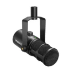 MAONO Dynamic Microphone, USB/XLR Podcast PC Microphone with Software, EQ,Tap-to-Mute, Headphone Jack, Gain Knob & Volume Control, Studio Mic for Broadcast, Recording, Streaming & Gaming PD400X Black