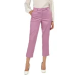Marks & Spencer Womens Solid Mid Rise Slim Fit Trouser