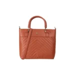 Mochi Faux Leather Premium Zipper Casual Handbag For Women