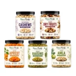 Nature Purify Premium Dried fruits Combo 1 kg (Cashew, Green Raisins, Apricots, Amla, Mixed Nut.)