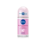 NIVEA Women Pearl & Beauty Radiance Deodorant Roll On | Underarm Deodorant with Pearl Extract & Avocado Oil for Smooth, Beautiful & Even-Toned Underarms | 72H Odour Protection, 0% Alcohol, 50 ml