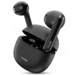 Noise Buds Mini Truly Wireless Earbuds (2026) | Half in-Ear Design | 40H Playtime | Quad Mic ENC for Clear Calls | 13mm Driver | Low Latency Gaming Mode | BT v5.3 | IPX4 Sweat Resistant – Jet Black
