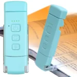 NOVUSOL USB Rechargeable Book Light for Reading in Bed at Night, Portable Clip-On Led Reading Light, 3 Amber Colors & 5 Brightness Dimmable, Lightweight & Long Lasting 80 Hours Battery Life,
