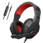 NUBWO U3 3.5mm Gaming Headset for PC, PS4, Laptop, Xbox One, Mac, iPad, Nintendo Switch Games, Computer Game Gamer Over Ear Flexible Microphone Volume Control with Mic – Orange
