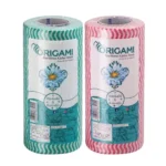 Origami Non-Woven Reusable & Washable Kitchen Towel Wipes (80 Wipes Per Roll, Total 160 Sheets)