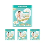 Pampers Premium Care Pant Style Baby Diapers XL 144 Count | No Marks Design | Voted India’s #1 Softest Diaper | All in 1 diaper with 360 Cottony Softness (Pack of 4)
