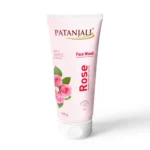 Patanjali Rose Face Wash 100g, Gentle Cleanser Removes Dirt Oil Refreshes Skin Natural Care for All Skin Types