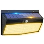 Peasur 368 LED Solar Motion Sensor Lights Outdoor Waterproof with 3 Modes