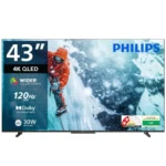PHILIPS 109 cm (43 inches) 8100 Series 4K Ultra HD Smart QLED Google TV 43PQT8100/94