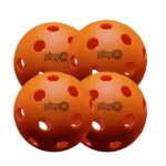 playR Pickleball Balls – Injection Molded Lightweight Pickleballs, Durable Construction, Power, Stable Flight & Consistent Bounce, Precision Performance Balls for Training & Match Play – Pack of 4