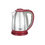Prestige 1.5 litre PKOSS Stainless Steel Electric Kettle | 1500 Watts | Elegant Design | Cool-touch Handle and Lid | Automatic Cut-Off and Single-Touch Lid Locking| Silver