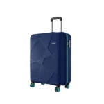 Safari Cabin Pentagon Pro 8 Wheels Spinner 55Cm Trolley Bag Hard Case Polypropylene, 360° Wheeling Carry on Luggage for Men & Women, Suitcase for Travel, Navy