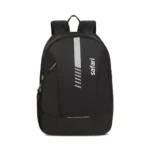 Safari Flash Medium 26L Water Resistant Polyester Casual Standard Backpack – Black