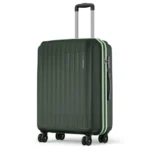 Safari Genius Alley 66cm Medium Check-in Trolley Bag Hard Case Polypropylene, 4 Spinner Wheels, 360 Degree Wheeling Luggage, Travel Bag, Suitcase for Travel, Trolley Bags for Travel, Deep Forrest