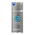Samsung 330 L, 2 Star, Convertible 5-in-1, Digital Inverter, Frost Free Double Door, WiFi Bespoke AI Refrigerator (RT34HG5A42SLHL, Silver, Ez Clean Steel, 2026 Model)