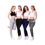 Shiv Textiles Women’s Polyester Solid Trackpant (Pack of 4 Track Pant)