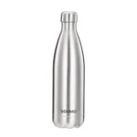 Amazon Brand – Solimo Stainless Steel Insulated 24 Hours Hot or Cold Bottle Flask, 1000 ml, Silver