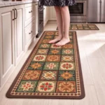 Story@Home Kitchen Mats for Floor Anti Slip, 2-Pc Anti-Fatigue Kitchen Rugs