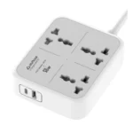 Stuffcool ChargeCube 30 Mini Surge Protector with 3 AC Ports and 30W Dual Port Type C PD PPS Output with Super Fast Charging, Charging iPhones 50% in 30 mins, Charges MacBook Air