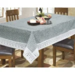 Stylista PVC Center Table Cover Size 40×60 Inches, Sand Pattern Grey