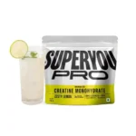 SuperYou Pro Micronized Creatine Monohydrate Powder | Zesty Lemon | 112g | 33 Servings | Micronized to 200 Mesh | Enhanced Muscle Strength with Rapid Absorption |Pre-Post Workout Supplement