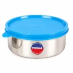 TOSAA Stainless Steel Sigma Container Medium -400 ml (Pack of 1) | Airtight & Leakproof Lid |Compact & Travel-Friendly | Easy to Carry | Perfect for Office, School & Home Use
