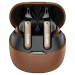 truke New Launch Mega 7 True Wireless in-Ear Earbuds w/ 24-Bit 360 Spatial Audio, 60H Playtime & Fast Charging Buds, Dual Pairing, 40ms Low Latency TWS, 4-Mic ENC, Made in India-(Coffee Brown)