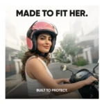 TVS MissFit Women’s Open Face Helmet | Lightweight Shell | Pastel Colors Designed Exclusively for Women | Extreme Comfort Fit for Girls | Clear Visor | DOT & ISI Certified