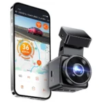 Vantrue E1 Lite 1080P WiFi Mini Dash Cam with GPS and Speed, Free App, Voice Control Detachable Dash Camera, 24 Hours Parking Mode, Night Vision, Motion Detection, Loop Recording, Support 512GB Max