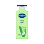 Vaseline Aloe Fresh Body Lotion, 24 HR Long Lasting Moisturisation with Aloe Vera extract and Menthol 400ml