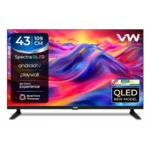 Visio World VW 109 cm (43 inches) Smartchoice Spectra Series Full HD Smart QLED Android TV VW43AQ3