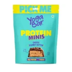 Yogabar Protein Minis, Choco Peanut Butter Flavour, 7 Pieces, 4g Protein Each, High Fibre